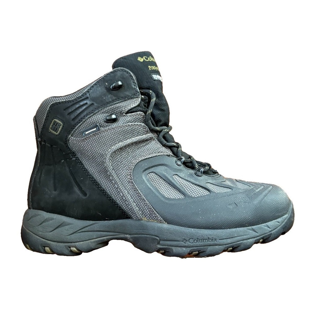 Columbia Kodiak Pass Boots Men's 11 Black Waterproof Lace Up Hiking